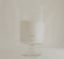 Pedestal Pillar Glass Vessel Candle - Pure