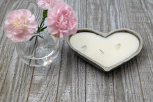 Spilt Red Wine From Night of Passion Heart Candle